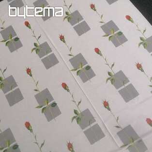 Decorative curtain Rose 1 -140x260 cm