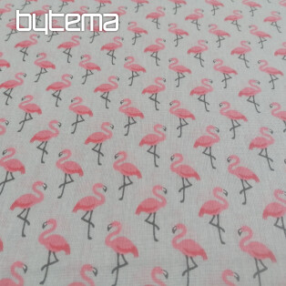 Decorative fabric FLAMINGO gris