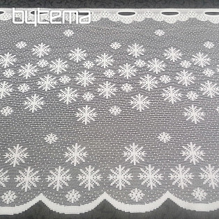 Christmas jacquard snowflake curtain A374704