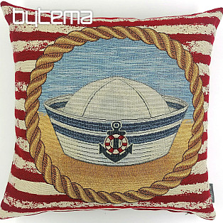 Tapestry cover for a pillow Nautical cap