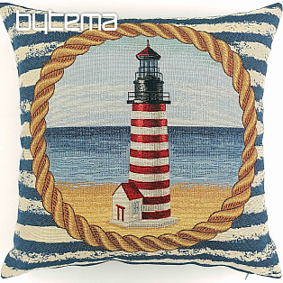 Tapestry cushion cover LIGHTHOUSE