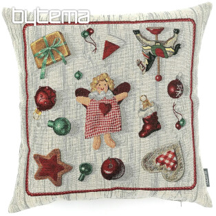 Tapestry cushion cover COUNTRY CHRISTMAS TOYS
