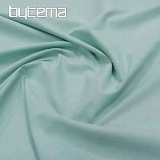 Cotton fabric UNI JADE green mint