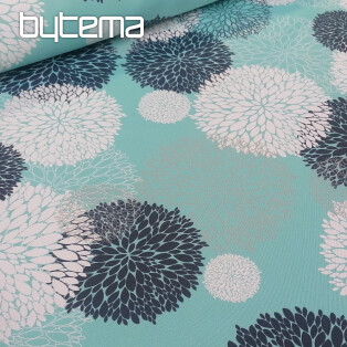 Decorative fabric BLACK OUT Astra turquoise