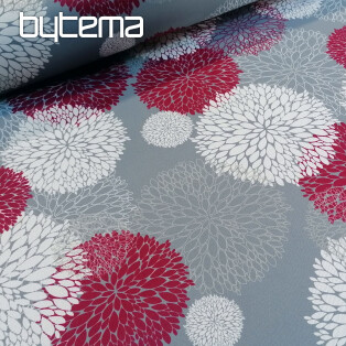 Decorative fabric BLACK OUT Astra burgundy