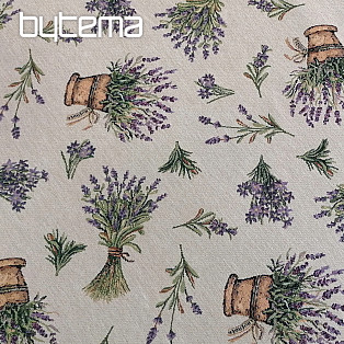 Tapestry fabric LAVANDER ALLOVER