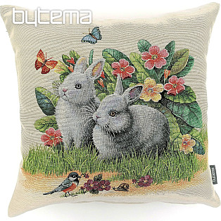 Tapestry pillowcase RUNNIES IN THE GRASS