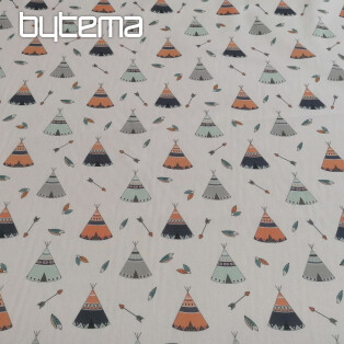 Teepee cotton fabric