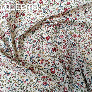 Cotton fabric Indiene cream