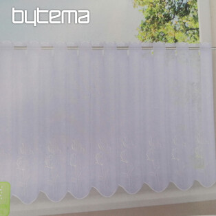 Ready-made curtain GERSTER Tulips white 50x150 cm