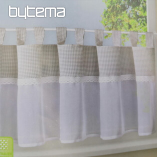 Finished curtain GERSTER kanafas gray 50x150 cm