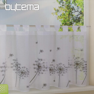 Finished curtain GERSTER white-grey dandelions 50x145 cm
