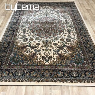 Luxury acrylic carpet RAZIA 5503 brown / white