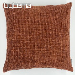 Decorative pillow-case HOPSACK terracotta