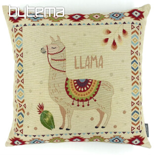 Decorative pillow Lama