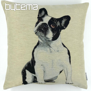 Tapestry pillow-case Dog BULLDOG