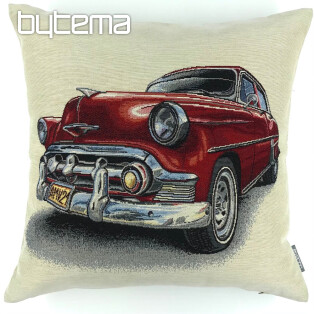 Tapestry pillow-case AMERICAN CAR