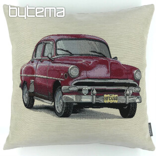 Tapestry pillow-case OLDTIME CAR
