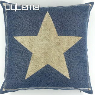 Tapestry pillow-case BLUE STAR 1