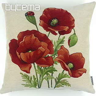 Tapestry pillow-case RED WEED