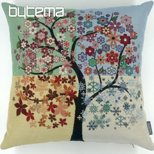 Tapestry cushion cover TREE 4 SEASONS