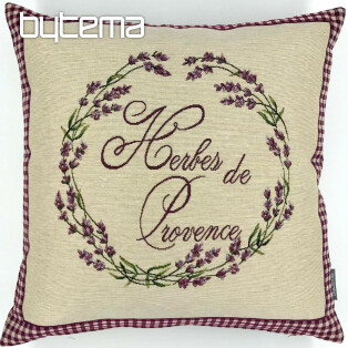 Tapestry cushion cover FLOWERS FROM PROVENCE WREATH