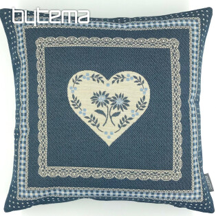 Gobelin cushion cover COUNTRY ROOM blue
