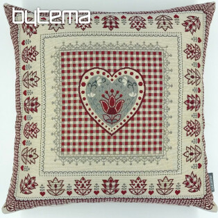 Tapestry cushion cover HEART LACE