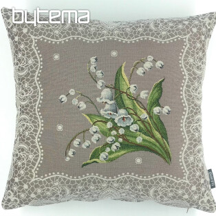 Tapestry cushion cover LILY OF FLOWERS