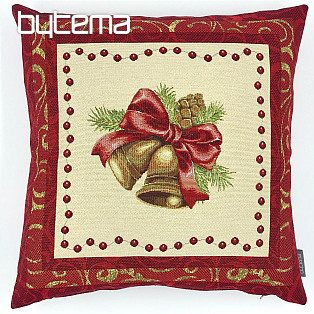 Christmas decorative pillow BELL IN FRAME