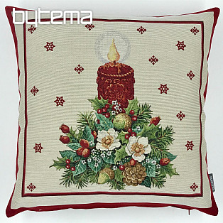 Tapestry cushion cover BIG RED CANDLE