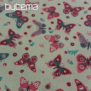 Decorative fabric BUTTERFLY