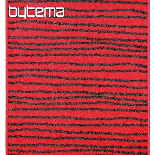Piece carpet LOTTO stripes red / black