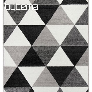 Piece carpet LOTTO triangles black / white