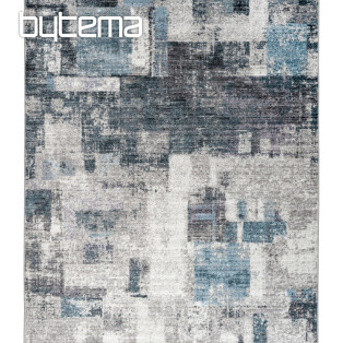 Modern carpet MEDELLIN 407 silver / blue
