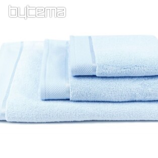 Towel and bath towel MICRO light blue