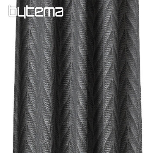 Decorative Curtain PAJA black-gray 146x245