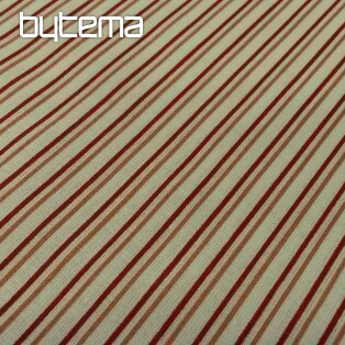 Cotton fabric STRIP red-pink