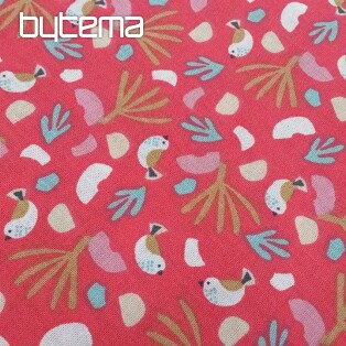 Cotton fabric BIRDS LIPO