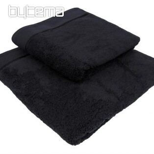 Towel and bath towel MICRO black