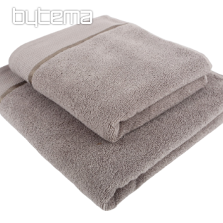 Towel and bath towel MICRO light gray