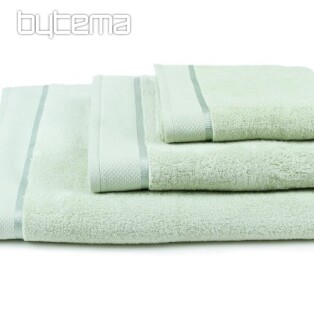 Towel and bath towel MICRO light green