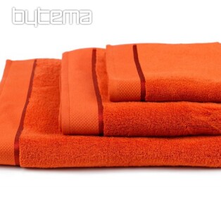 Towel and bath towel MICRO terracotta