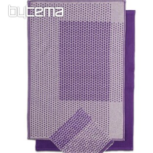 Towels Waffles purple 50x70cm 3pcs