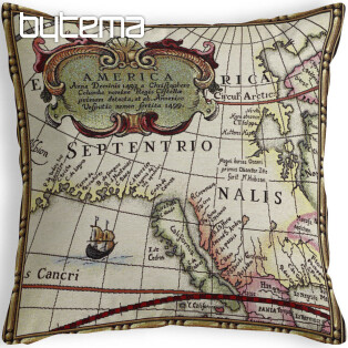 Large tapestry cushion cover TERRA MERCATOR