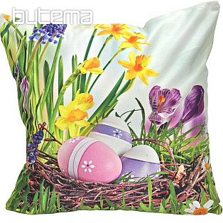 Decorative pillow-case EASTER FLOWERS