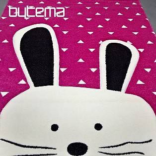 Children carpet PASTEL Bunny pink