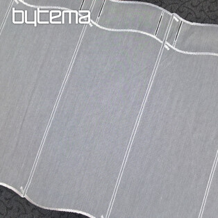 Modern woven Curtain 11101 white