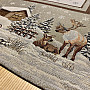 Tapestry tablecloth, scarf and place setting WINTER LANDSCAPE