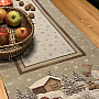 Tapestry tablecloth, scarf and place setting WINTER LANDSCAPE